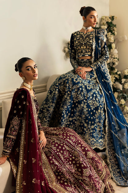 Gulaal | Celeste Velvet 24 | Carmine - Pakistani Designer Dress - by Gulaal | Type: Ladies Clothes - 100% Original at Saira Sultan