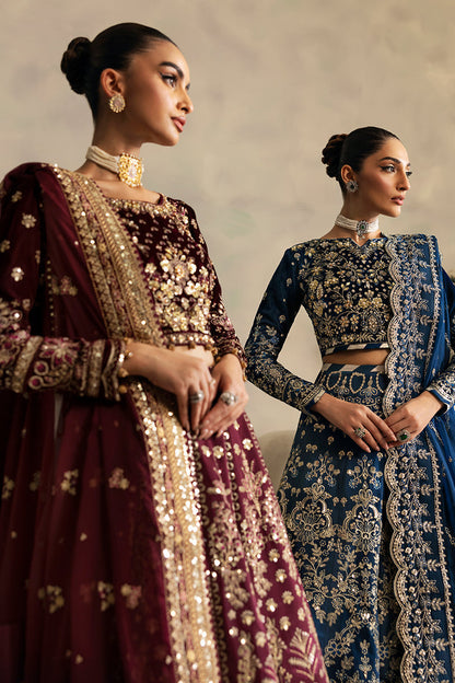 Gulaal | Celeste Velvet 24 | Carmine - Pakistani Designer Dress - by Gulaal | Type: Ladies Clothes - 100% Original at Saira Sultan