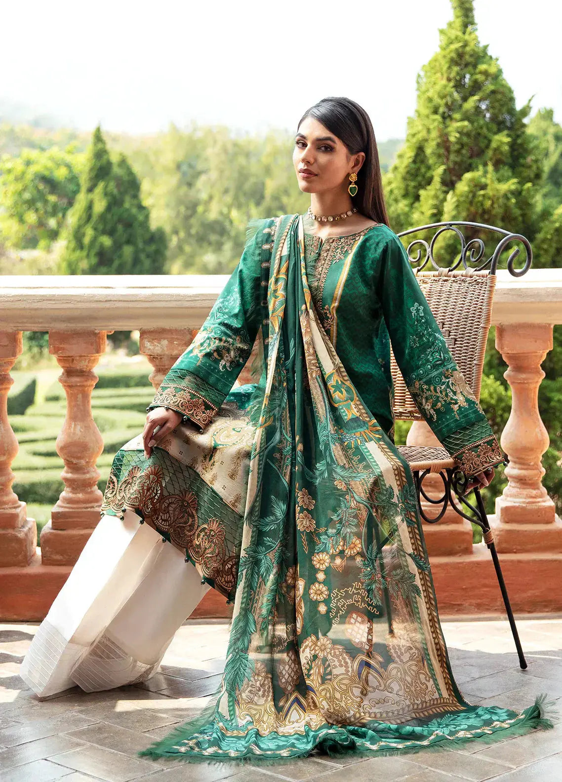 Gulaal | Springtime Ballet | AYSE (GL-L-24V1-01) - Pakistani Designer Dress - by Gulaal | Type: Luxury - 100% Original at Saira Sultan