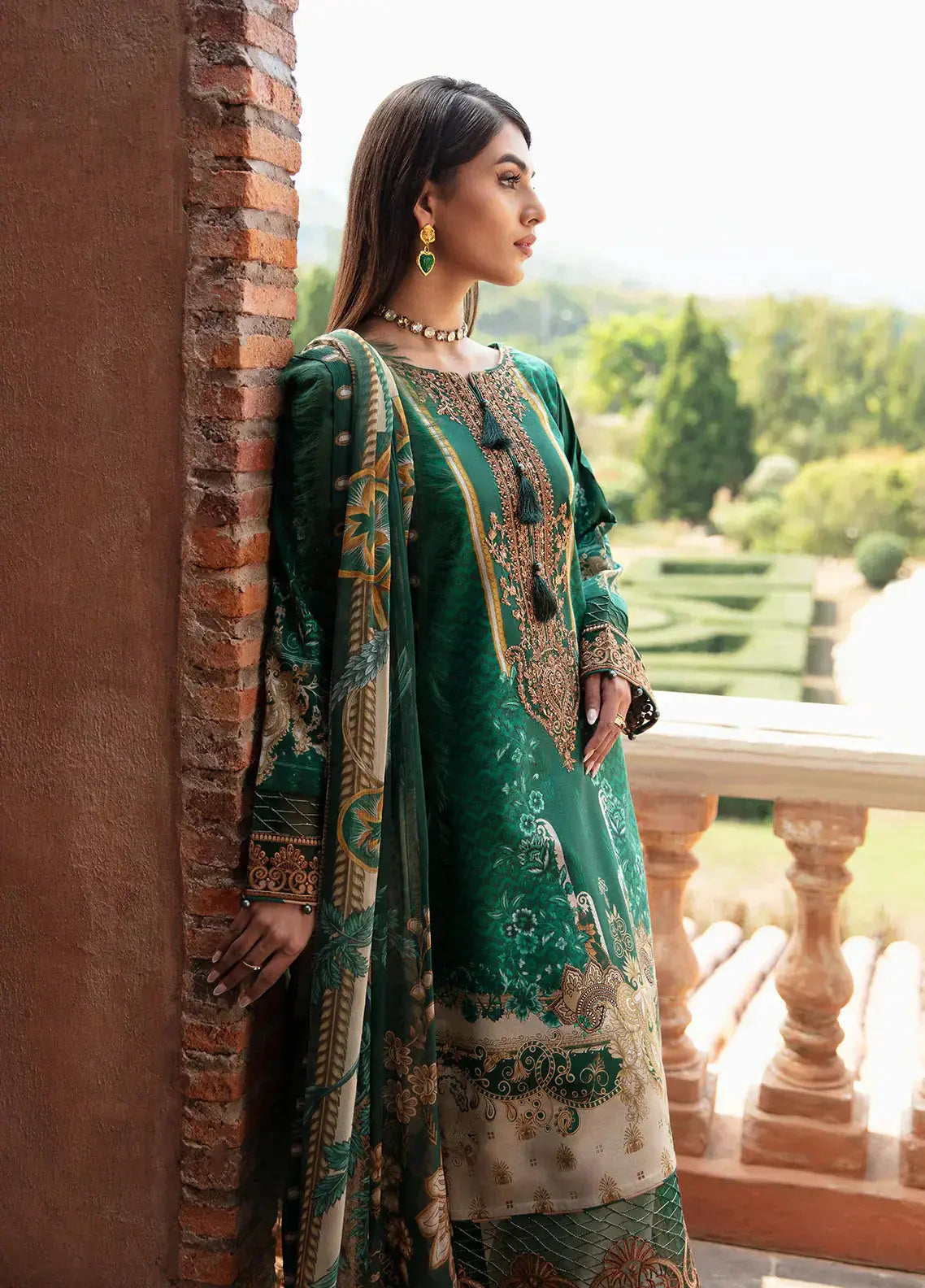 Gulaal | Springtime Ballet | AYSE (GL-L-24V1-01) - Pakistani Designer Dress - by Gulaal | Type: Luxury - 100% Original at Saira Sultan