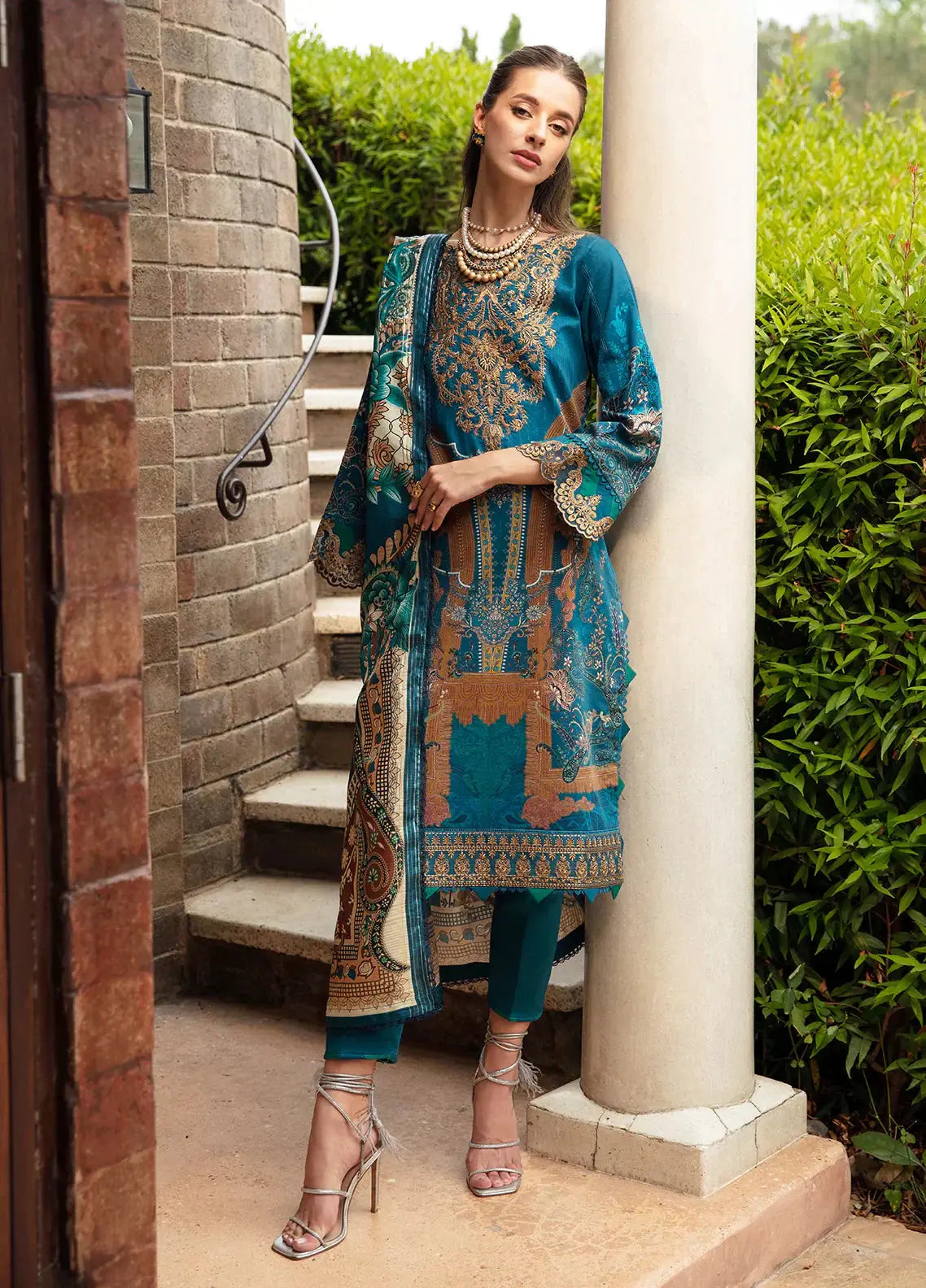 Gulaal | Springtime Ballet | ESILA (GL-L-24V1-03) - Pakistani Designer Dress - by Gulaal | Type: Luxury - 100% Original at Saira Sultan
