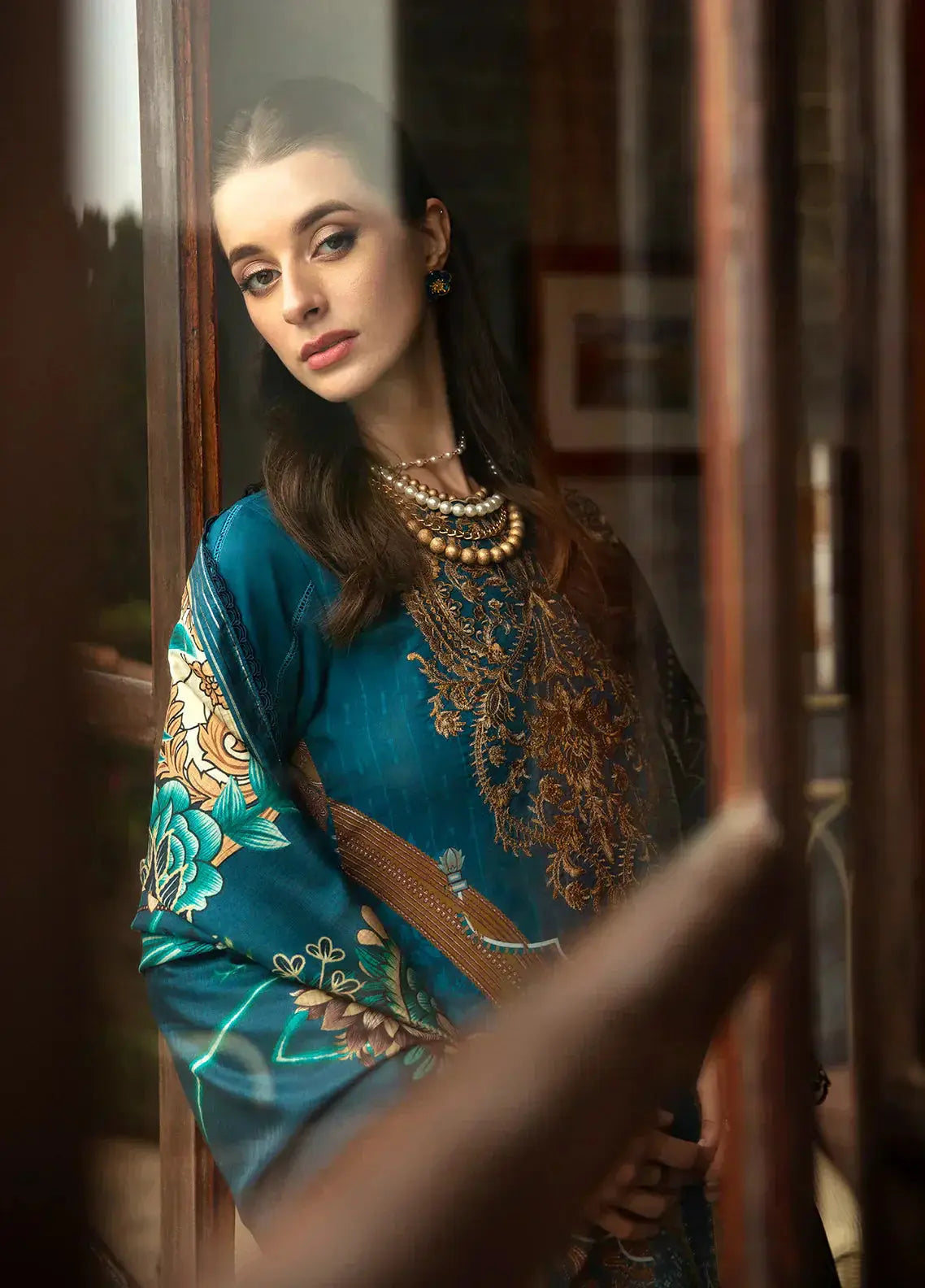 Gulaal | Springtime Ballet | ESILA (GL-L-24V1-03) - Pakistani Designer Dress - by Gulaal | Type: Luxury - 100% Original at Saira Sultan