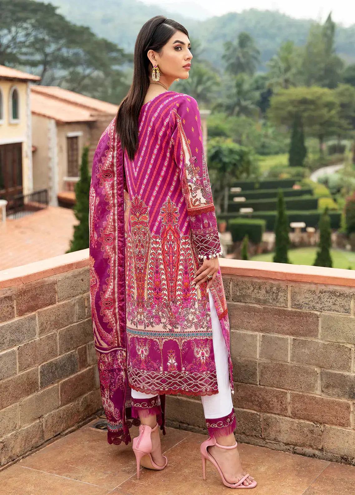 Gulaal | Springtime Ballet | ALAARA (GL-L-24V1-11) - Pakistani Designer Dress - by Gulaal | Type: Luxury - 100% Original at Saira Sultan