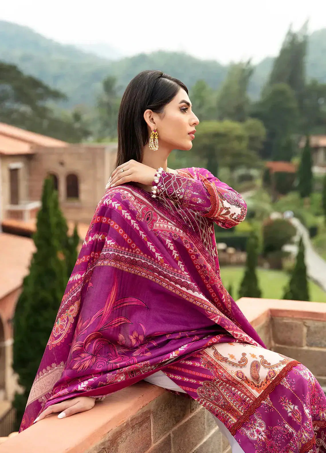 Gulaal | Springtime Ballet | ALAARA (GL-L-24V1-11) - Pakistani Designer Dress - by Gulaal | Type: Luxury - 100% Original at Saira Sultan