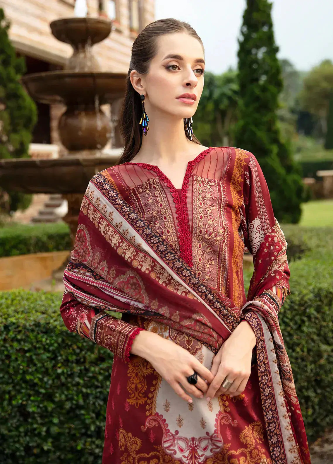 Gulaal | Springtime Ballet | AMARYLLIS (GL-L-24V1-09) - Pakistani Designer Dress - by Gulaal | Type: Luxury - 100% Original at Saira Sultan