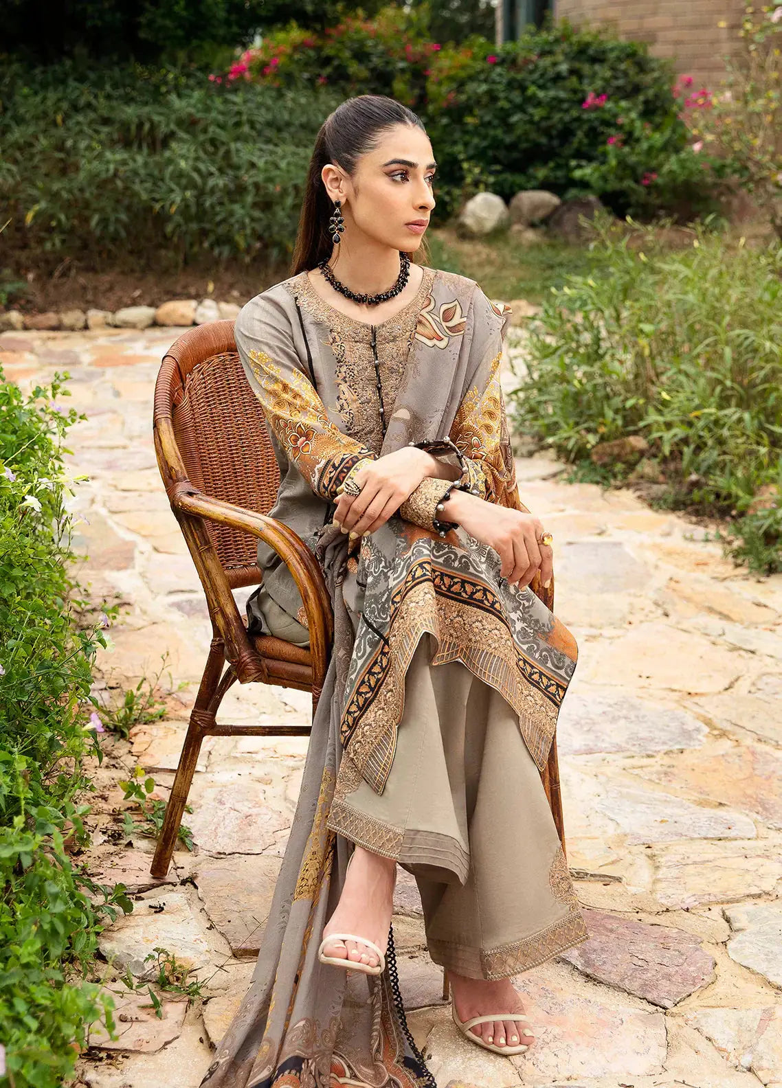 Gulaal | Springtime Ballet | AMIRAT (GL-L-24V1-07) - Pakistani Designer Dress - by Gulaal | Type: Luxury - 100% Original at Saira Sultan
