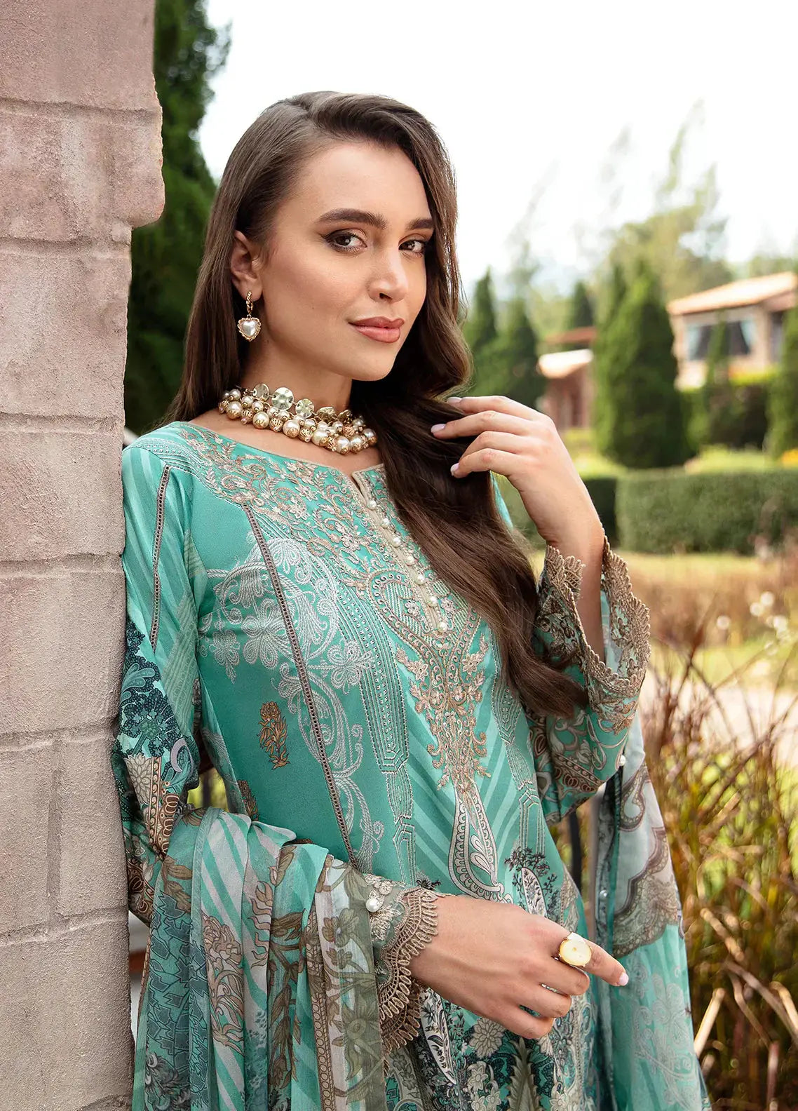 Gulaal | Springtime Ballet | CELINE (GL-L-24V1-06) - Pakistani Designer Dress - by Gulaal | Type: Luxury - 100% Original at Saira Sultan
