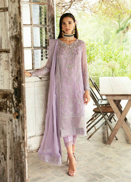 Gulaal | Embroidered Chiffon Eid Collection | VIOLA - Pakistani Designer Dress - by Gulaal | Type: Formal - 100% Original at Saira Sultan