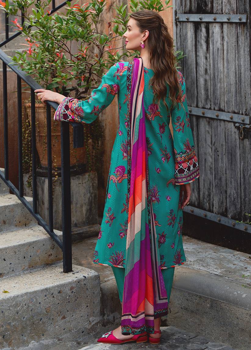 Gulaal | The Enchanted Garden | Almeria - Pakistani Designer Dress - by Gulaal | Type: Luxury - 100% Original at Saira Sultan