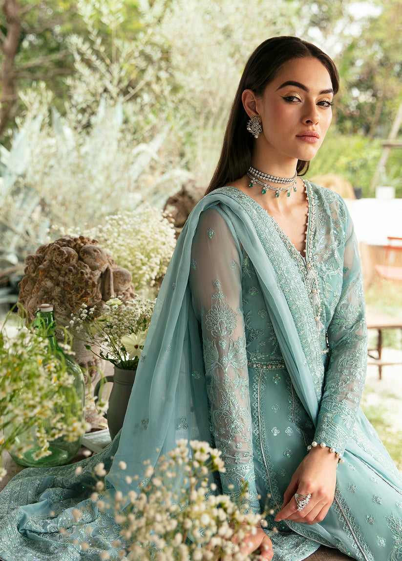 Gulaal | Embroidered Chiffon Eid Collection | IVERIA - Pakistani Designer Dress - by Gulaal | Type: Formal - 100% Original at Saira Sultan