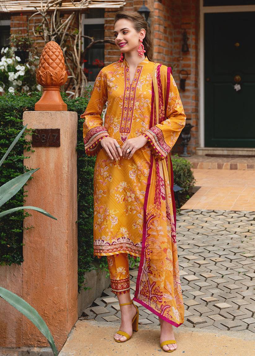 Gulaal | The Enchanted Garden | Florence - Pakistani Designer Dress - by Gulaal | Type: Luxury - 100% Original at Saira Sultan