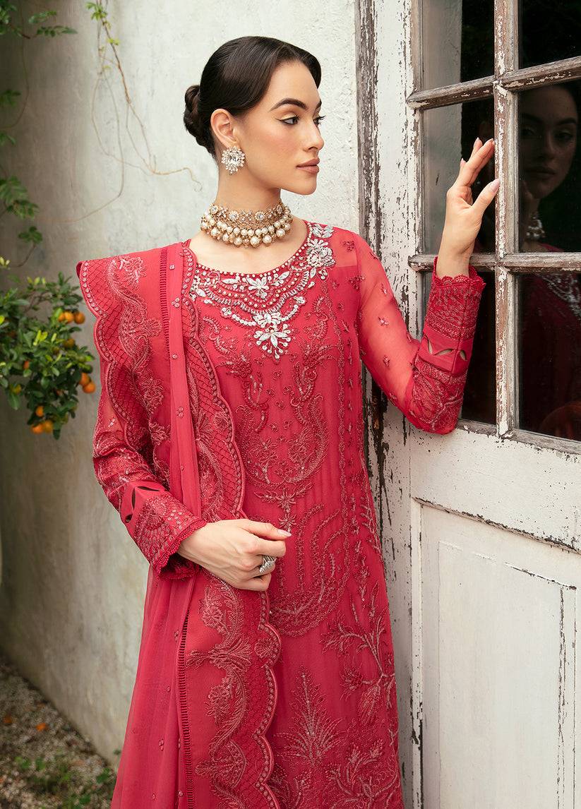 Gulaal | Embroidered Chiffon Eid Collection | ULMARIA - Pakistani Designer Dress - by Gulaal | Type: Formal - 100% Original at Saira Sultan