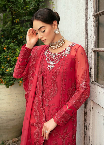 Gulaal | Embroidered Chiffon Eid Collection | ULMARIA - Pakistani Designer Dress - by Gulaal | Type: Formal - 100% Original at Saira Sultan