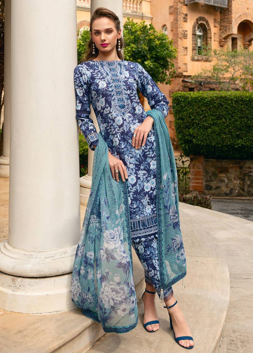 Gulaal | The Enchanted Garden | Olevra - Pakistani Designer Dress - by Gulaal | Type: Luxury - 100% Original at Saira Sultan