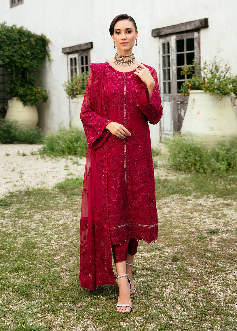 Gulaal | Embroidered Chiffon Eid Collection | MYSARIA - Pakistani Designer Dress - by Gulaal | Type: Formal - 100% Original at Saira Sultan