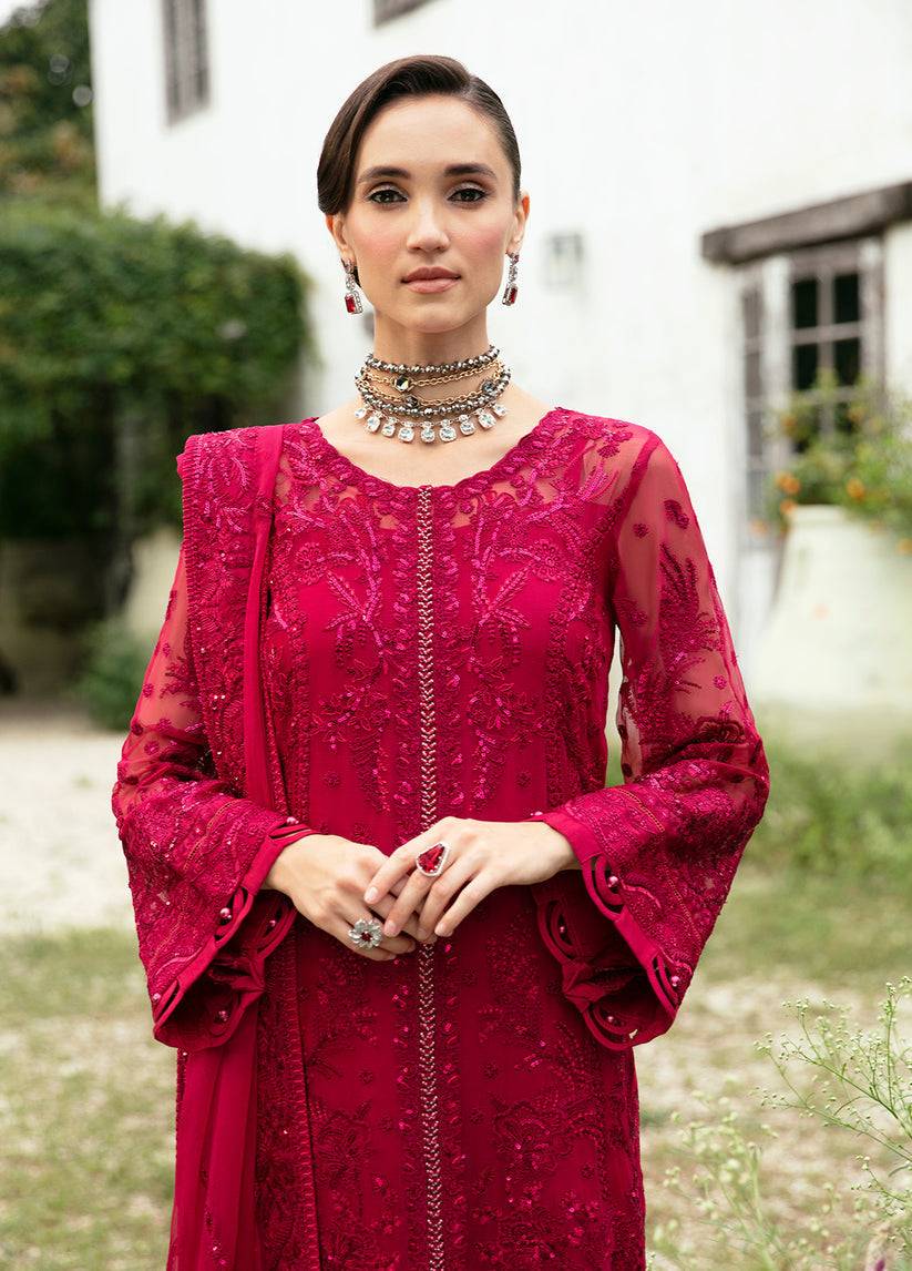 Gulaal | Embroidered Chiffon Eid Collection | MYSARIA - Pakistani Designer Dress - by Gulaal | Type: Formal - 100% Original at Saira Sultan