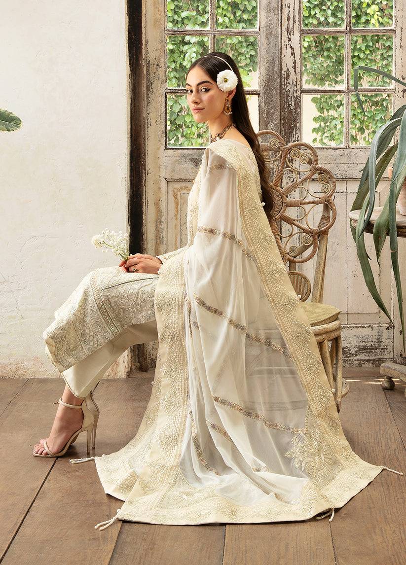 Gulaal | Embroidered Chiffon Eid Collection | ASTERIA - Pakistani Designer Dress - by Gulaal | Type: Formal - 100% Original at Saira Sultan