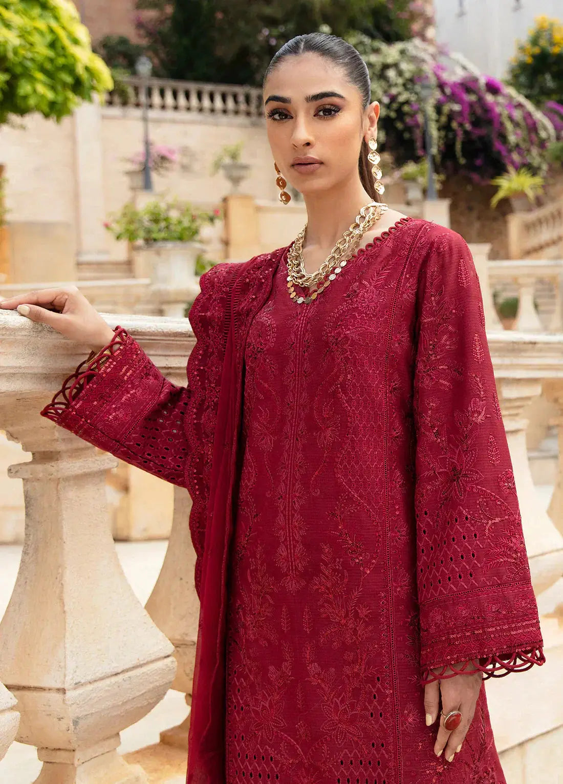 Gulaal | Luxury Lawn 24 | AMELIE (GL-LL-24V1-07) - Pakistani Designer Dress - by Gulaal | Type: Luxury - 100% Original at Saira Sultan