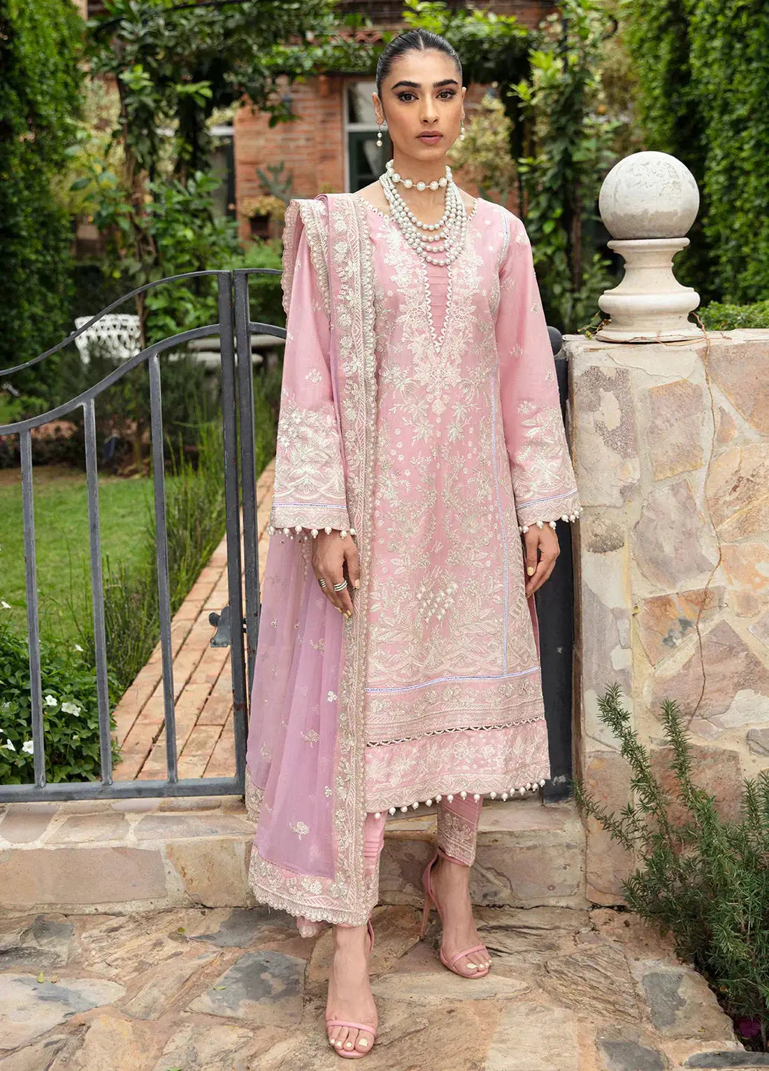 Gulaal | Luxury Lawn 24 | EMELIA (GL-LL-24V1-03) - Pakistani Designer Dress - by Gulaal | Type: Luxury - 100% Original at Saira Sultan