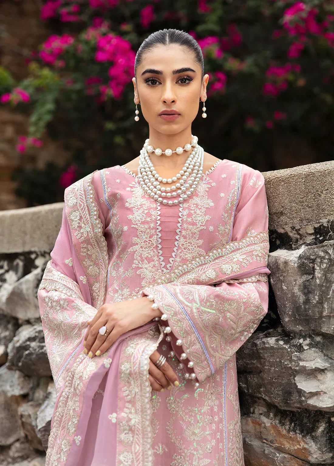 Gulaal | Luxury Lawn 24 | EMELIA (GL-LL-24V1-03) - Pakistani Designer Dress - by Gulaal | Type: Luxury - 100% Original at Saira Sultan