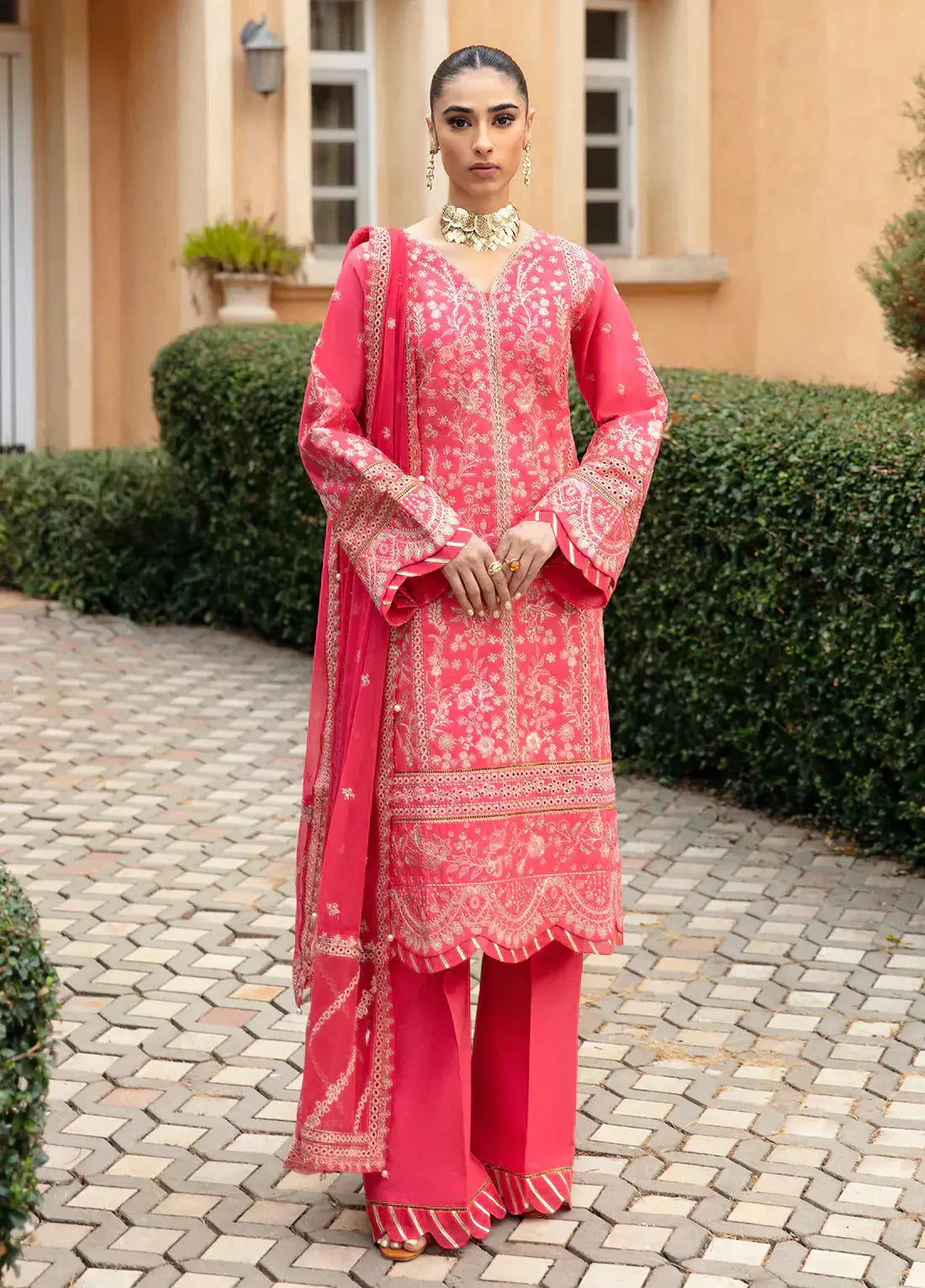 Gulaal | Luxury Lawn 24 | ALESSIA (GL-LL-24V1-06) - Pakistani Designer Dress - by Gulaal | Type: Luxury - 100% Original at Saira Sultan