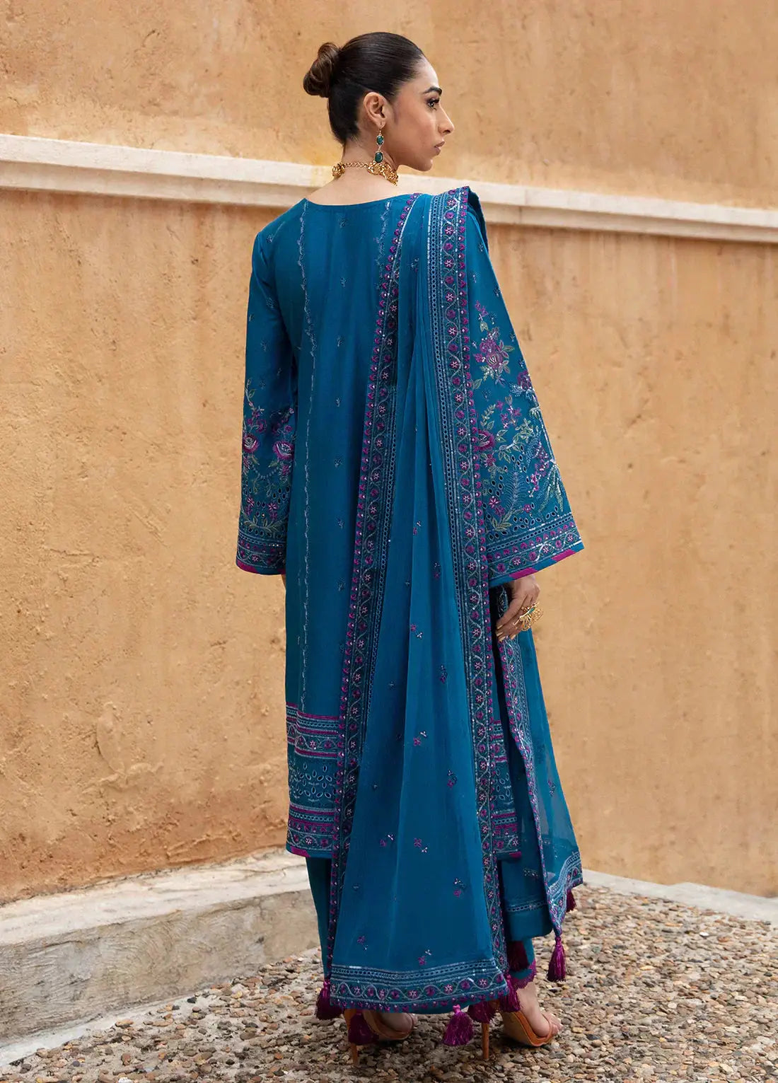 Gulaal | Luxury Lawn 24 | FELICIA (GL-LL-24V1-04) - Pakistani Designer Dress - by Gulaal | Type: Luxury - 100% Original at Saira Sultan