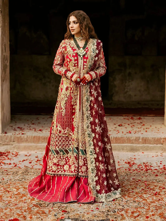 Maryam Hussain | Gulaab Wedding Formals 24 | Ishq - Pakistani Designer Dress - by Maryam Hussain | Type: Bridal - 100% Original at Saira Sultan