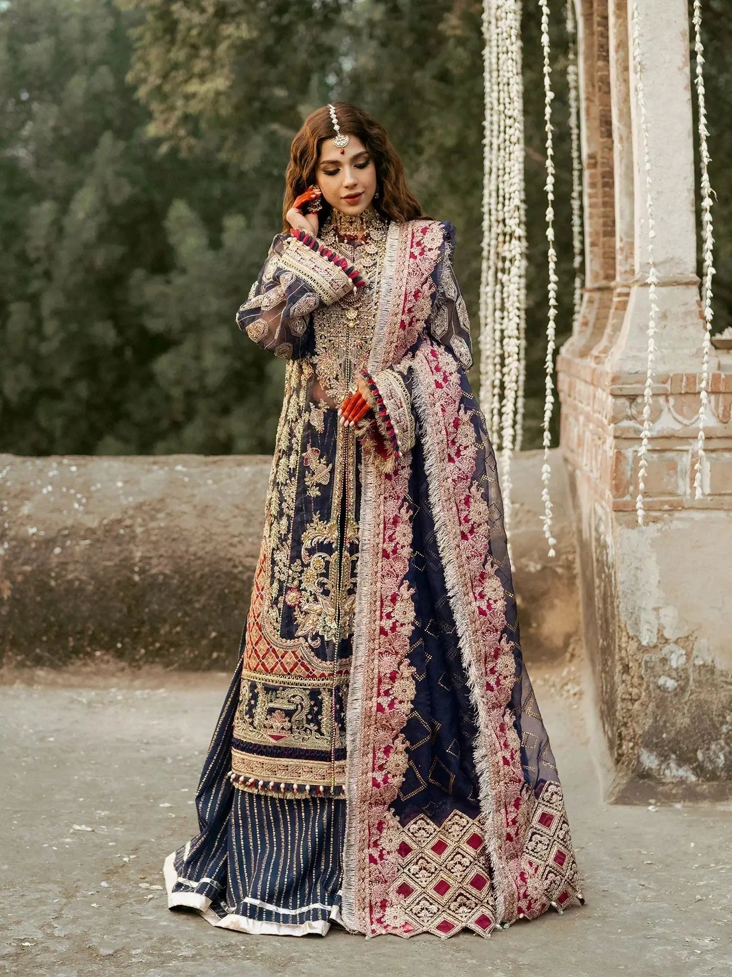 Maryam Hussain | Gulaab Wedding Formals 24 | Ulfat - Pakistani Designer Dress - by Maryam Hussain | Type: Bridal - 100% Original at Saira Sultan