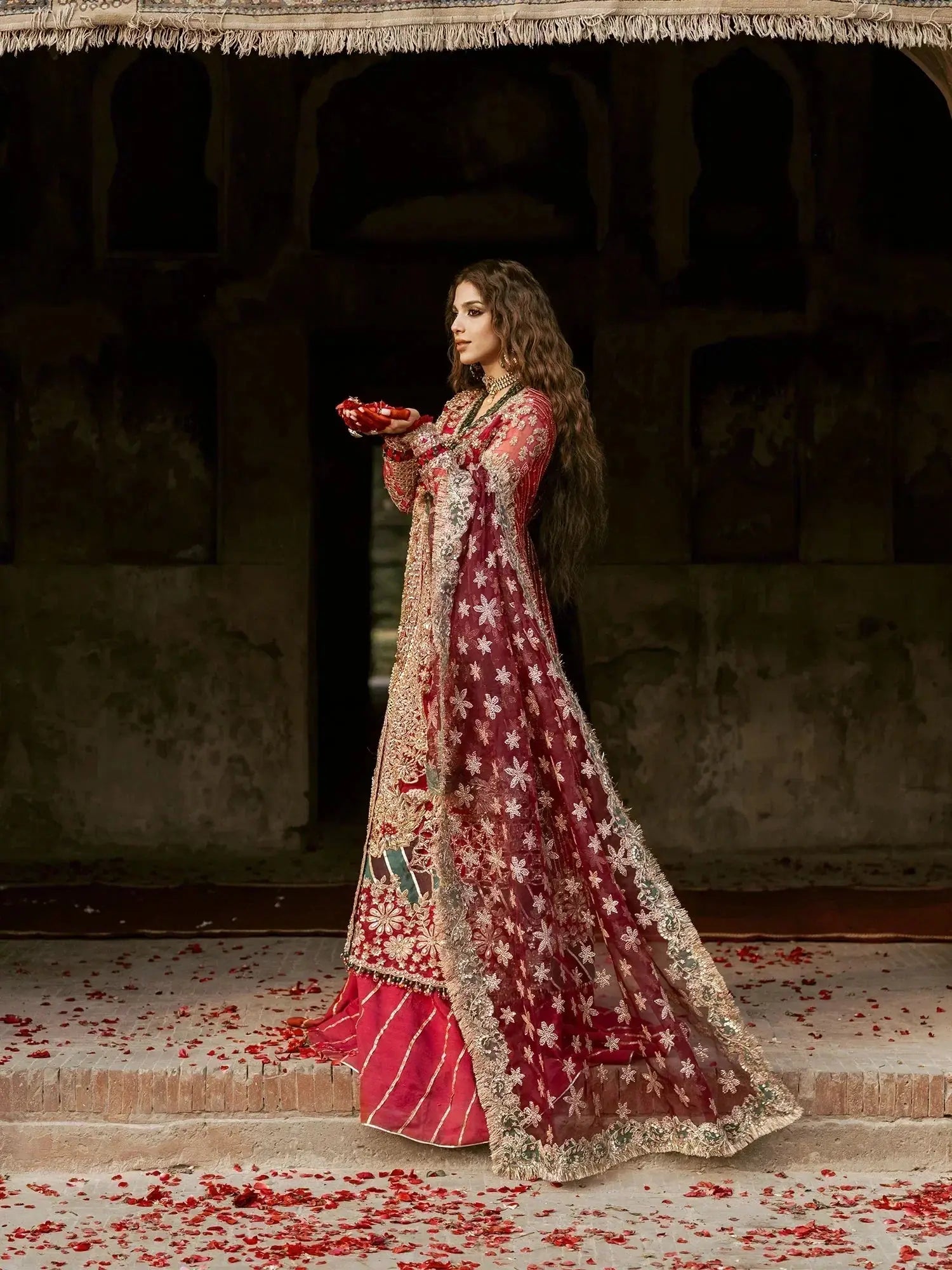 Maryam Hussain | Gulaab Wedding Formals 24 | Ishq - Pakistani Designer Dress - by Maryam Hussain | Type: Bridal - 100% Original at Saira Sultan