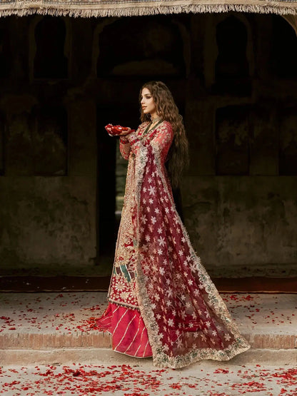 Maryam Hussain | Gulaab Wedding Formals 24 | Ishq - Pakistani Designer Dress - by Maryam Hussain | Type: Bridal - 100% Original at Saira Sultan