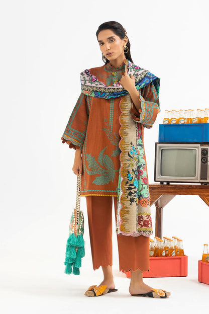 Sana Safinaz | Mahay Winter 25 | H255-005B-3CQ by Sana Safinaz - Designer Dress  - Type : Ladies Clothes - Available at Saira Sultan - 100% Original 