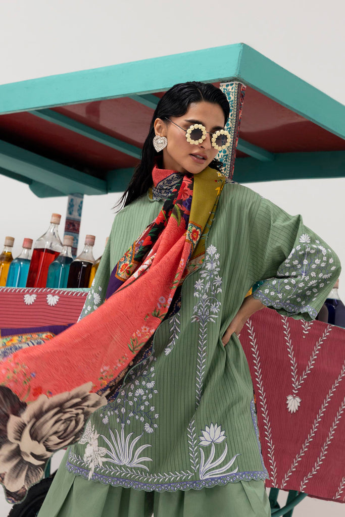 Sana Safinaz | Mahay Winter 25 | H255-006B-3CQ by Sana Safinaz - Designer Dress  - Type : Ladies Clothes - Available at Saira Sultan - 100% Original 