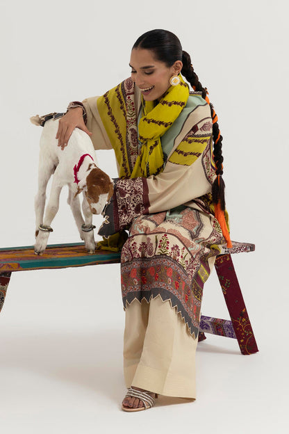 Sana Safinaz | Mahay Winter 25 | H255-007A-2DA by Sana Safinaz - Designer Dress  - Type : Ladies Clothes - Available at Saira Sultan - 100% Original 