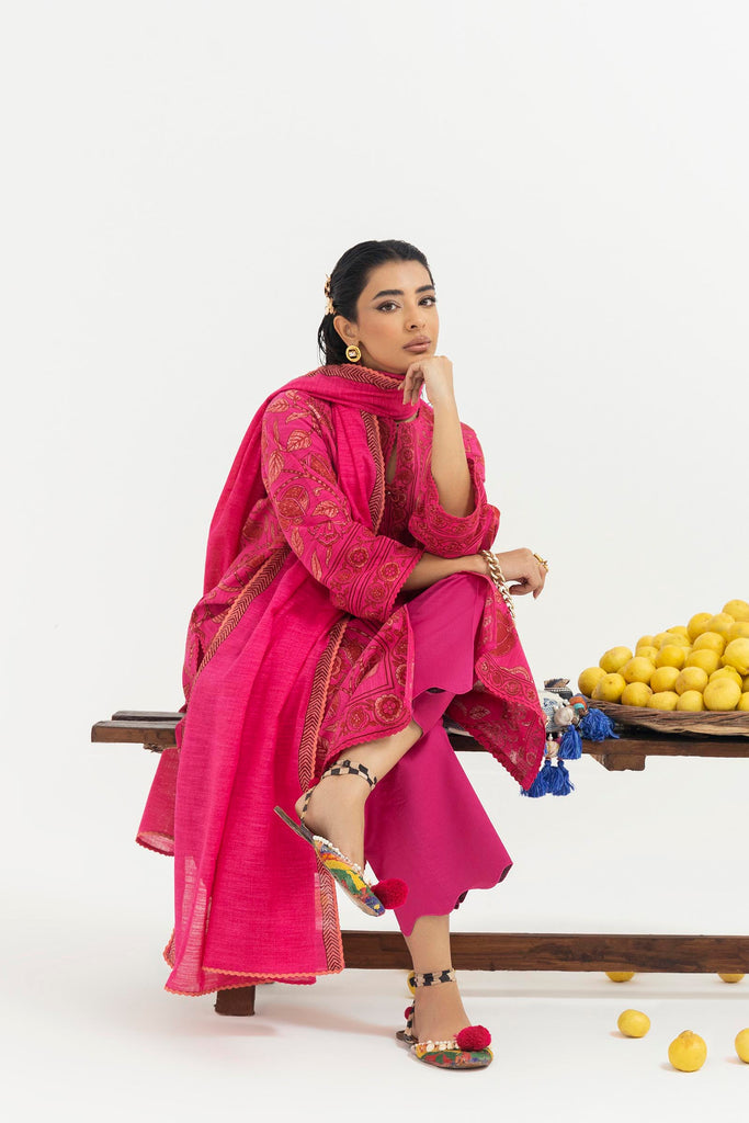 Sana Safinaz | Mahay Winter 25 | H255-008A-2Q by Sana Safinaz - Designer Dress  - Type : Ladies Clothes - Available at Saira Sultan - 100% Original 