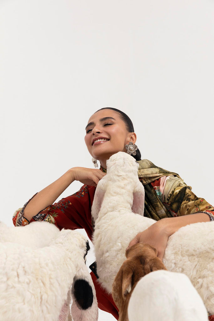 Sana Safinaz | Mahay Winter 25 | H255-009A-2DA by Sana Safinaz - Designer Dress  - Type : Ladies Clothes - Available at Saira Sultan - 100% Original 