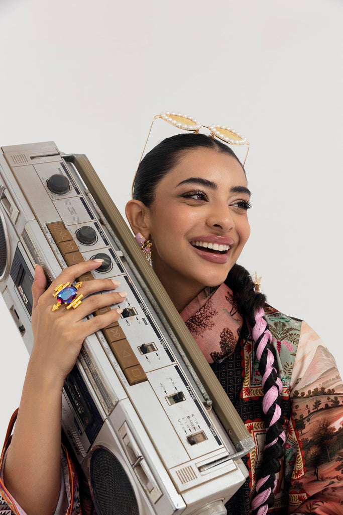 Sana Safinaz | Mahay Winter 25 | H255-009B-2DA by Sana Safinaz - Designer Dress  - Type : Ladies Clothes - Available at Saira Sultan - 100% Original 