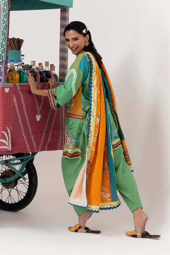 Sana Safinaz | Mahay Winter 25 | H255-010B-2Q by Sana Safinaz - Designer Dress  - Type : Ladies Clothes - Available at Saira Sultan - 100% Original 