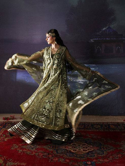 Mahnur | Pakeeza Luxury Formals | Haniye | PK - 04 - Pakistani Designer Dress - by Mahnur - Type : Ladies Clothes - 100% Original at Saira Sultan