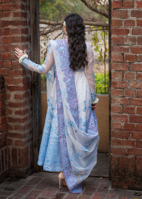 Ali Xeeshan | Chanda Luxury Pret | Nur-e-Jahan S White Cotton Net