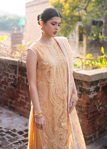 Ali Xeeshan | Chanda Luxury Pret | Inara S Saffron Net