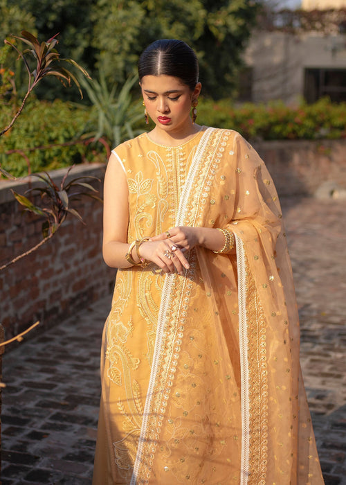 Ali Xeeshan | Chanda Luxury Pret | Inara XS Saffron Net