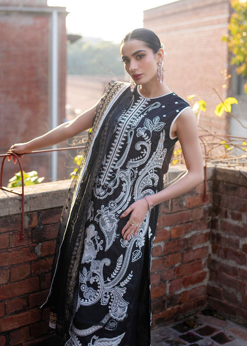 Ali Xeeshan | Chanda Luxury Pret | Domino XS Black Net