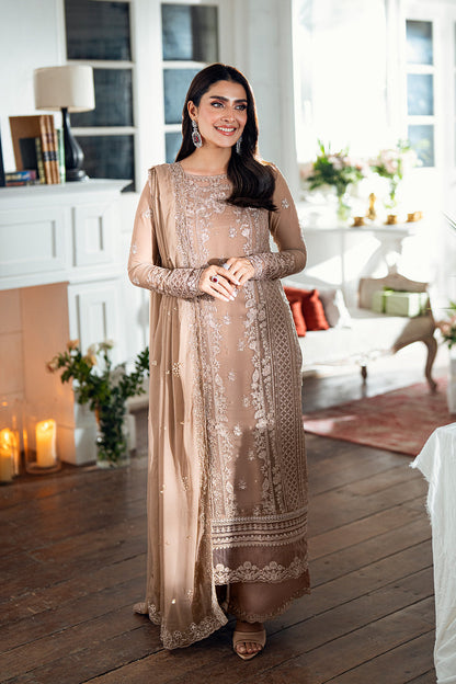 Azure | Vogue Formals | Hazel Veil XS Coffee Chiffon