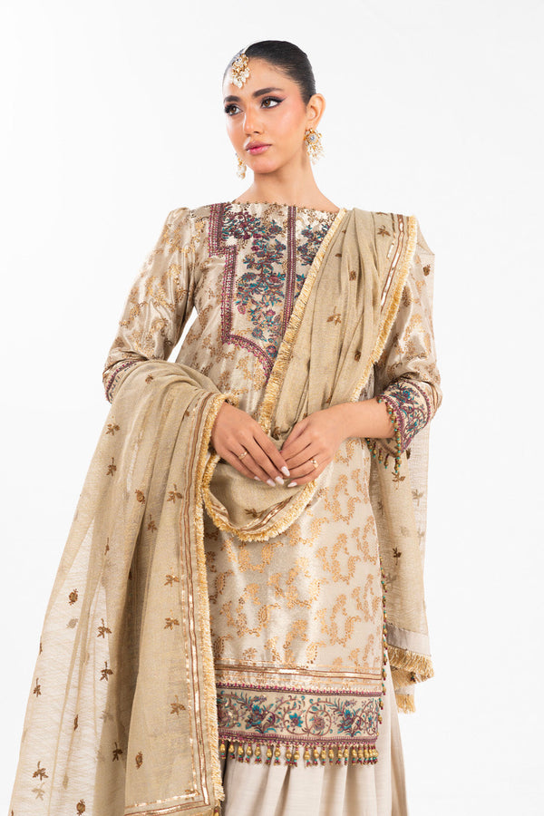 Al Karam | Luxe Formals | RTS | SHIRT, LINING, TROUSER & DUPATTA P - Pakistani Designer Dress - by Al Karam - Type : Ladies Clothes - 100% Original at Saira Sultan