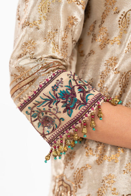 Al Karam | Luxe Formals | RTS | SHIRT, LINING, TROUSER & DUPATTA P - Pakistani Designer Dress - by Al Karam - Type : Ladies Clothes - 100% Original at Saira Sultan