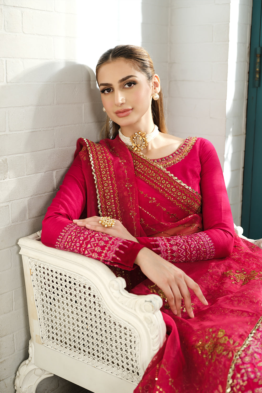 Saira Rizwan | Naqsh Festive | SRN24-04 Sharmas - Pakistani Designer Dress - by Saira Rizwan | Type: Bridal - 100% Original at Saira Sultan