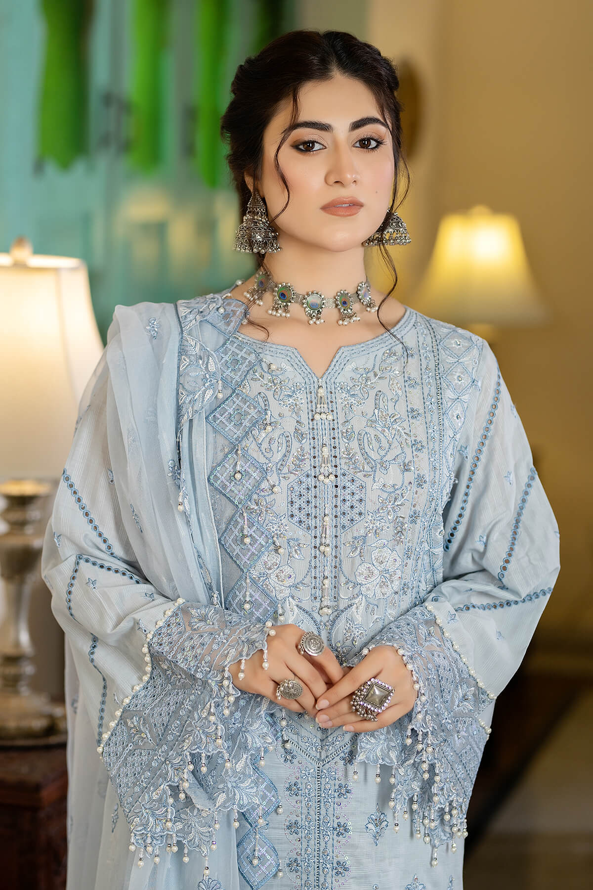 Raeesa Premium | Kimora Lawn Collection | Kimora | HL-11 Koyel - Pakistani Designer Dress - by Raeesa Premium | Type: Luxury - 100% Original at Saira Sultan