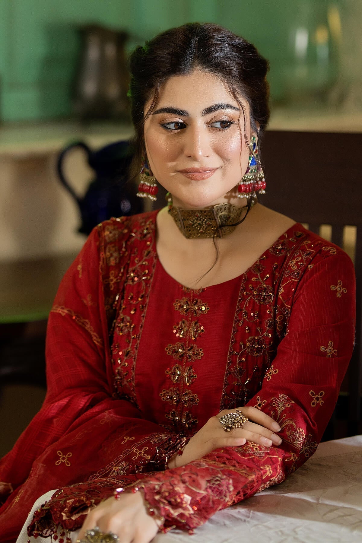 Raeesa Premium | Kimora Lawn Collection | Kimora | HL-14 Nora - Pakistani Designer Dress - by Raeesa Premium | Type: Luxury - 100% Original at Saira Sultan