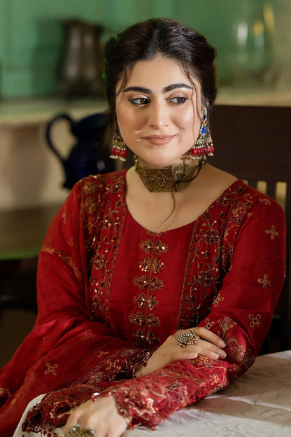 Raeesa Premium | Kimora Lawn Collection | Kimora | HL-14 Nora - Pakistani Designer Dress - by Raeesa Premium | Type: Luxury - 100% Original at Saira Sultan