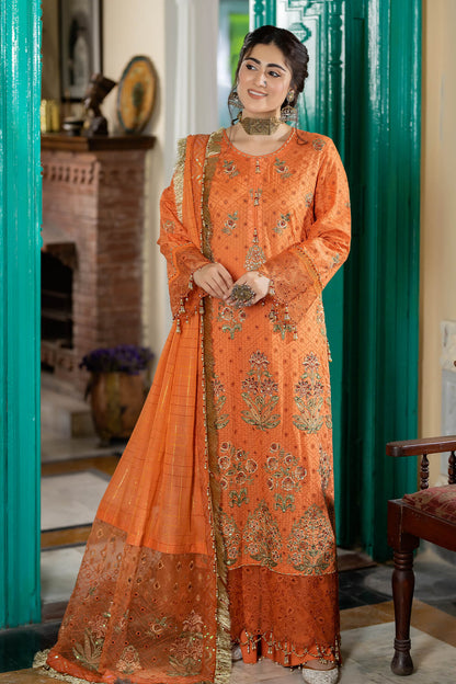 Raeesa Premium | Kimora Lawn Collection | Kimora | HL-16 Zuha - Pakistani Designer Dress - by Raeesa Premium | Type: Luxury - 100% Original at Saira Sultan